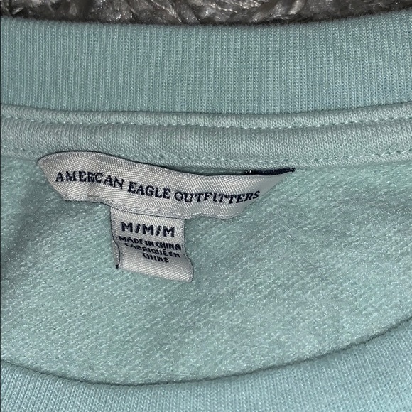 Teal American Eagle crew neck - Picture 2 of 2
